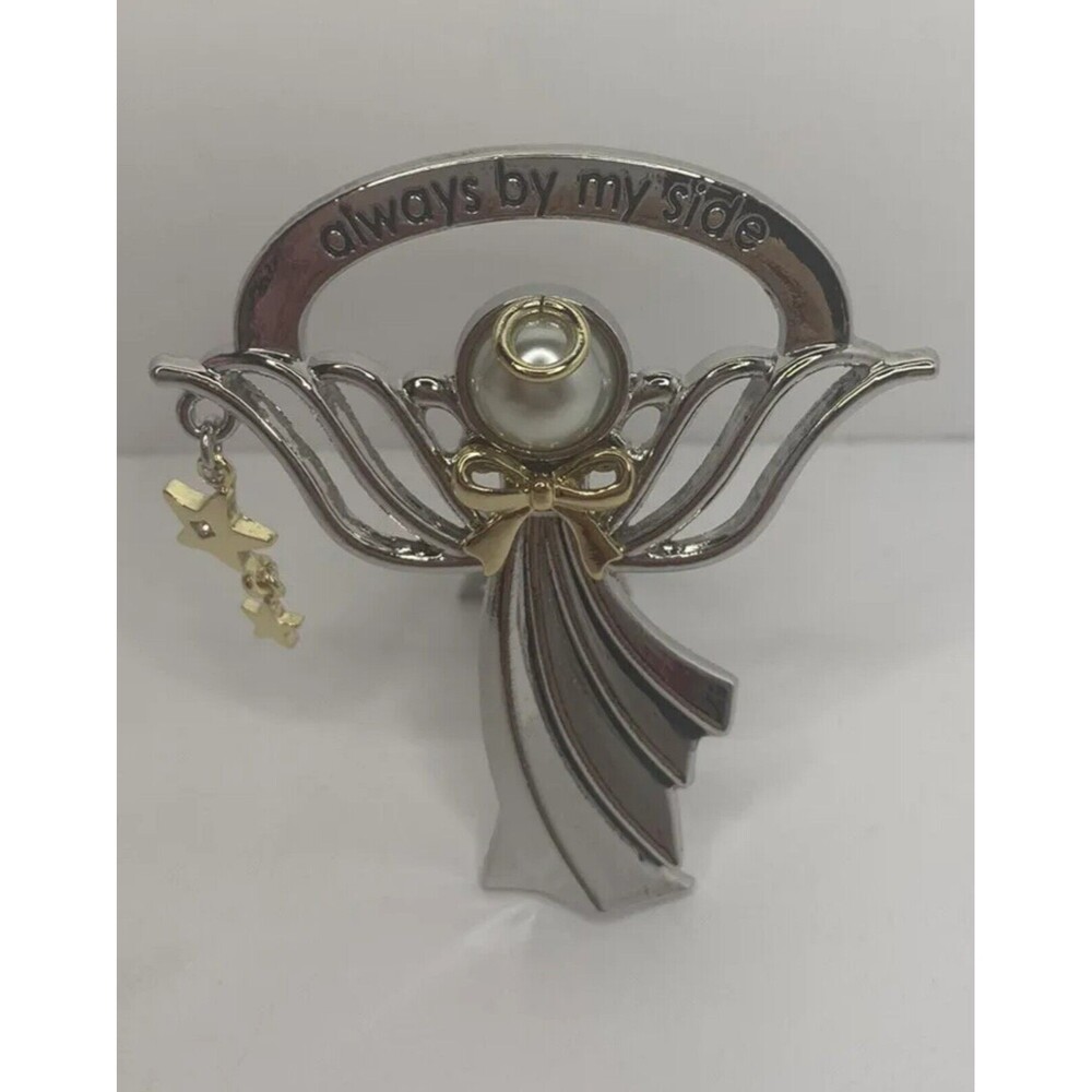 ALEXA'S ANGELS Always By My Side REMBERENCE Angel Metal Bedside Grief GIFT EuC